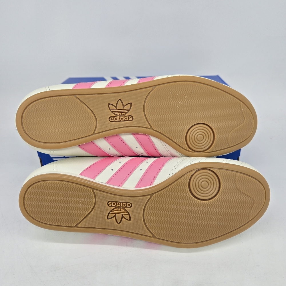 New adidas Taekwondo Off White Bliss Pink Big Girls Shoes Size 5.5 - Picture 7 of 8